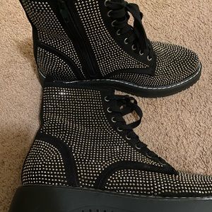 NWOT Madden Girl studded combat boots